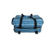 top quality blue and white bag for travelling