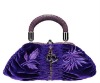 velvet embroidery handbag