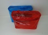 welded clear PVC costmetic bag,