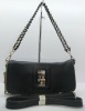 whole PU shoulder lady handbag with metal chain