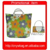 wholesale fabric zipper style shopping bag