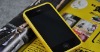 yellow Classic case of water  white set TPU  Case Cover for iphone4 4G