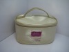 yellow polyster ladies' cosmetic bag