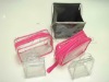 zippered pvc cosmetic bag